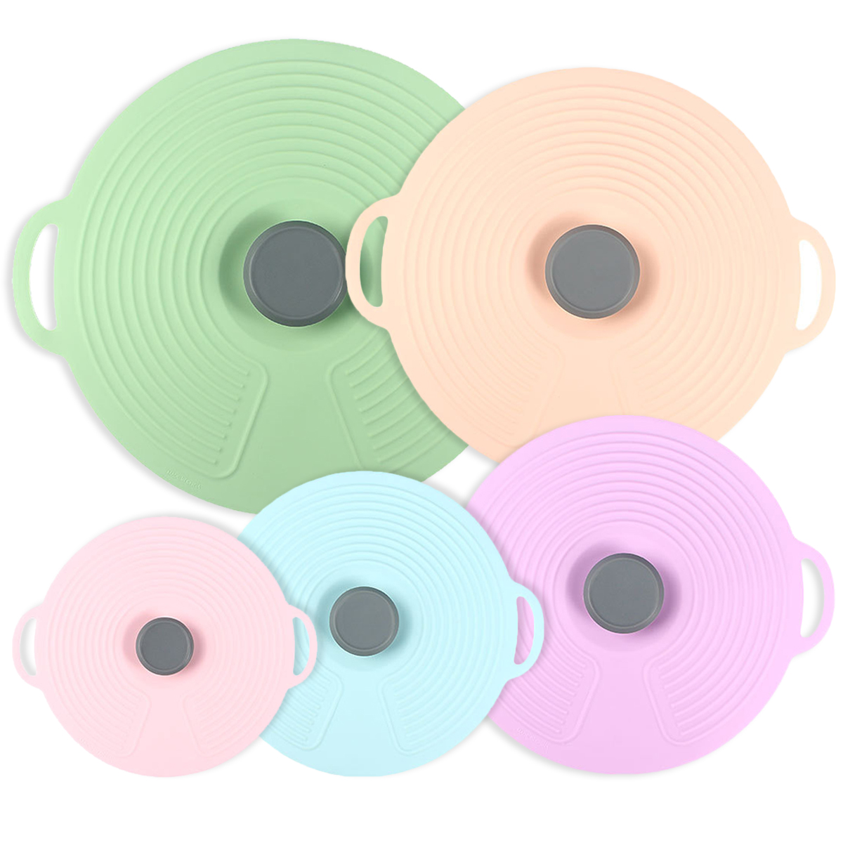 Silicone Stretch Lid - Leeseph Silicone Lids for Bowl, Reusable