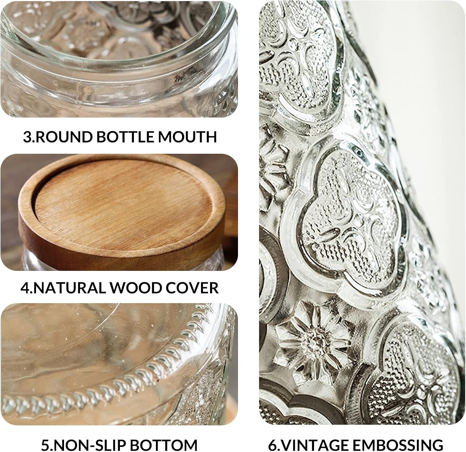 35oz/1000ml Glass Storage Jars – обзор и цена Food Storage Glass Containers