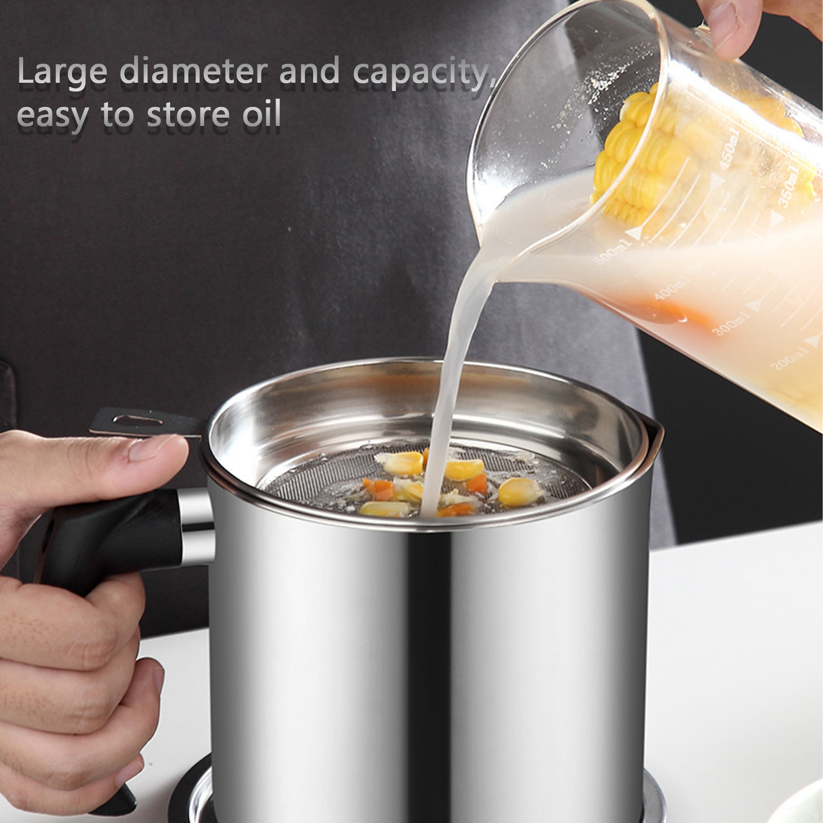 Oil Strainer Pot Stainless Ste – обзор и цена Herb Keeper Container