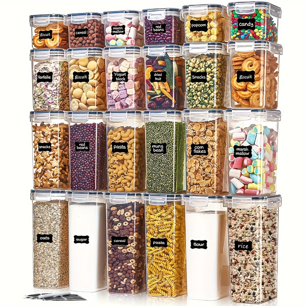 24Pcs Food Storage Containers  – обзор и цена Food Storage Organization