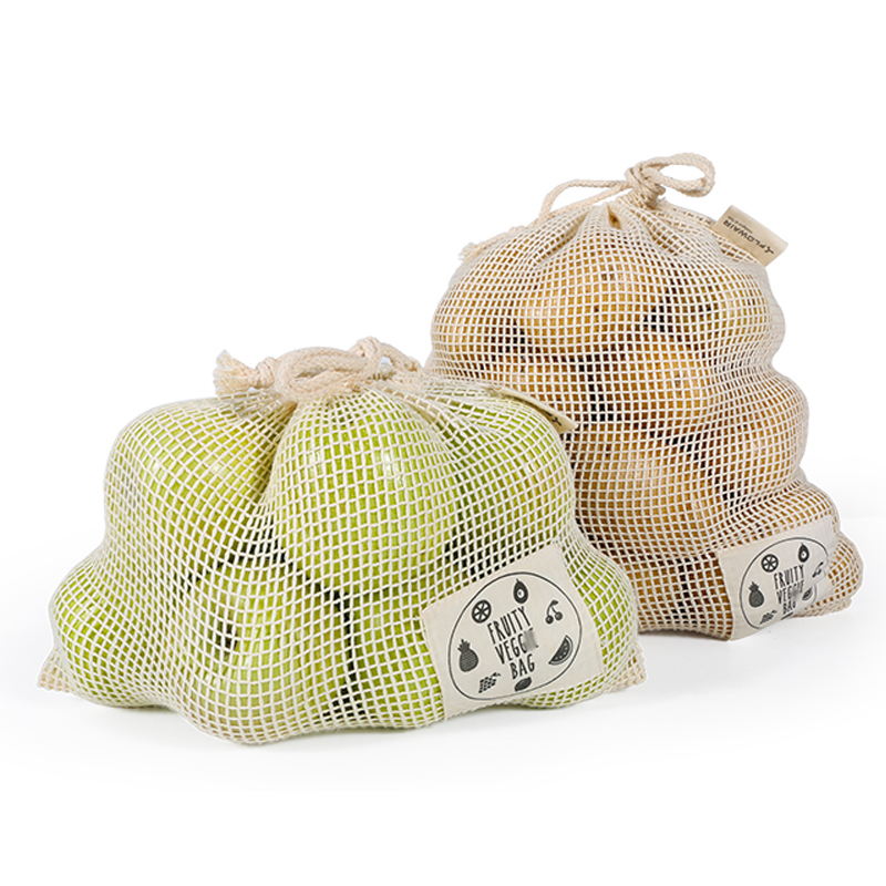 6/10 Packs Organic Cotton Reus – обзор и цена Produce Bag Reusable Mesh