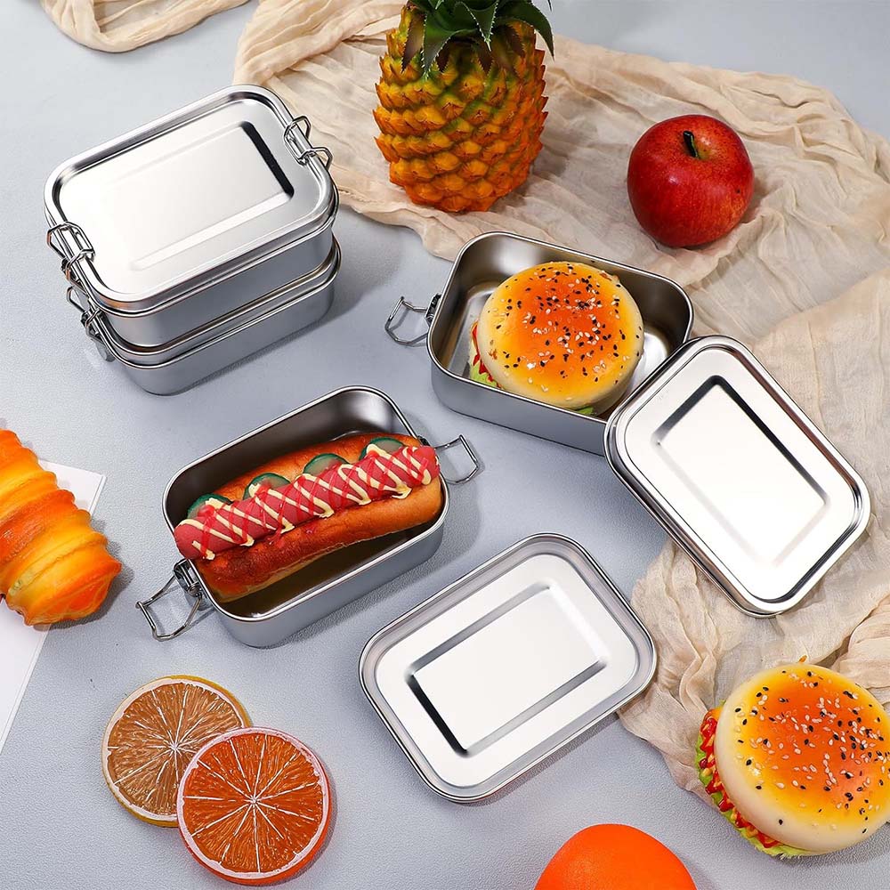 4Pcs Stainless Steel Bento Box – обзор и цена Food Storage Kits