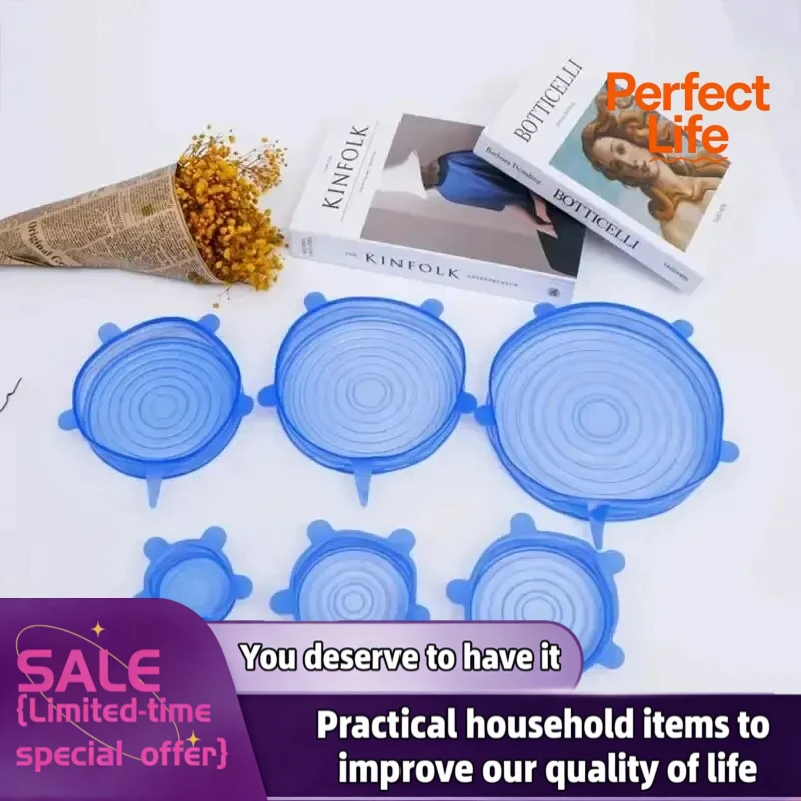 Kitchen Microwave Food Covers  – обзор и цена Silicone Stretch Lid