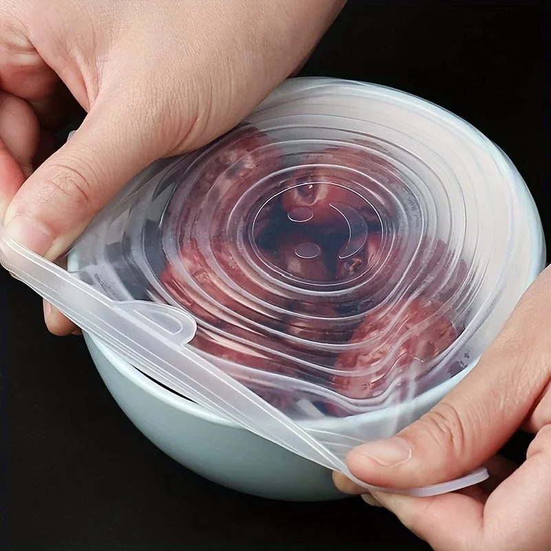 Kitchen Microwave Food Covers  – обзор и цена Silicone Stretch Lid
