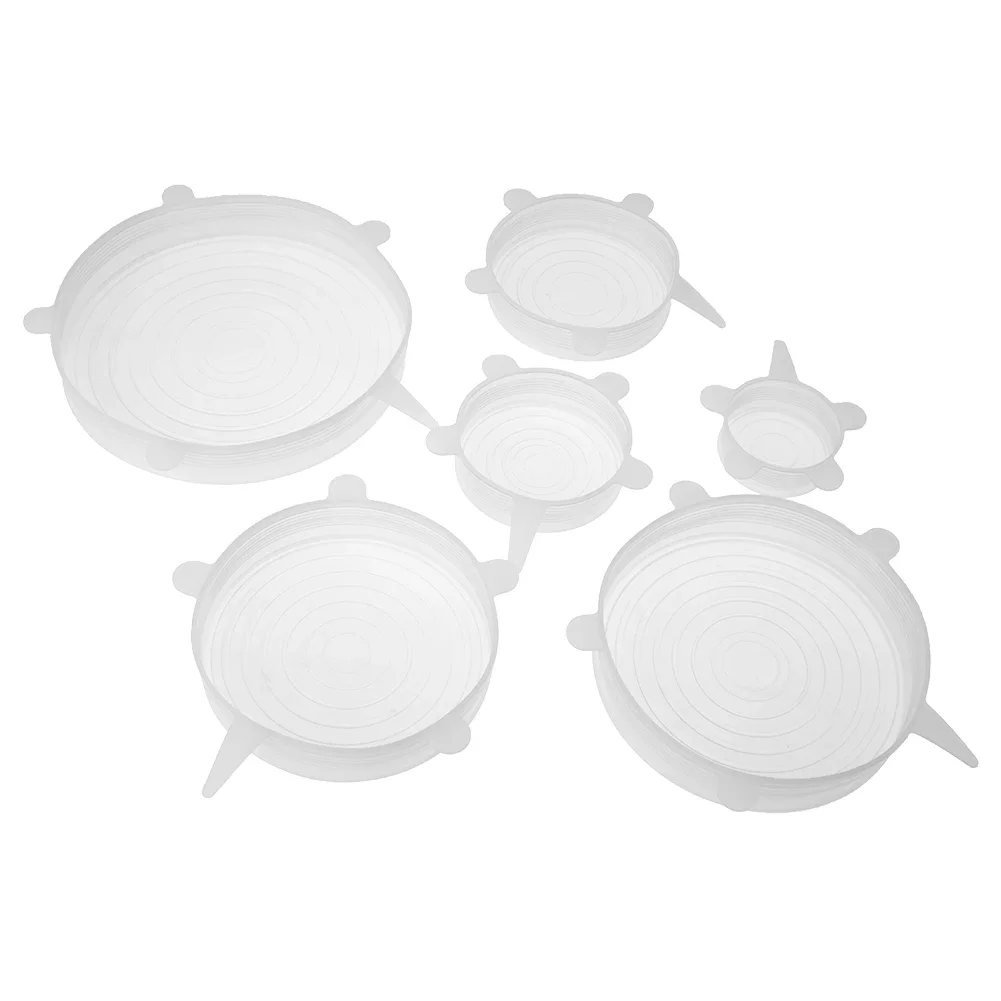 2PCS Silicone Covers Adaptable – обзор и цена Silicone Stretch Lid