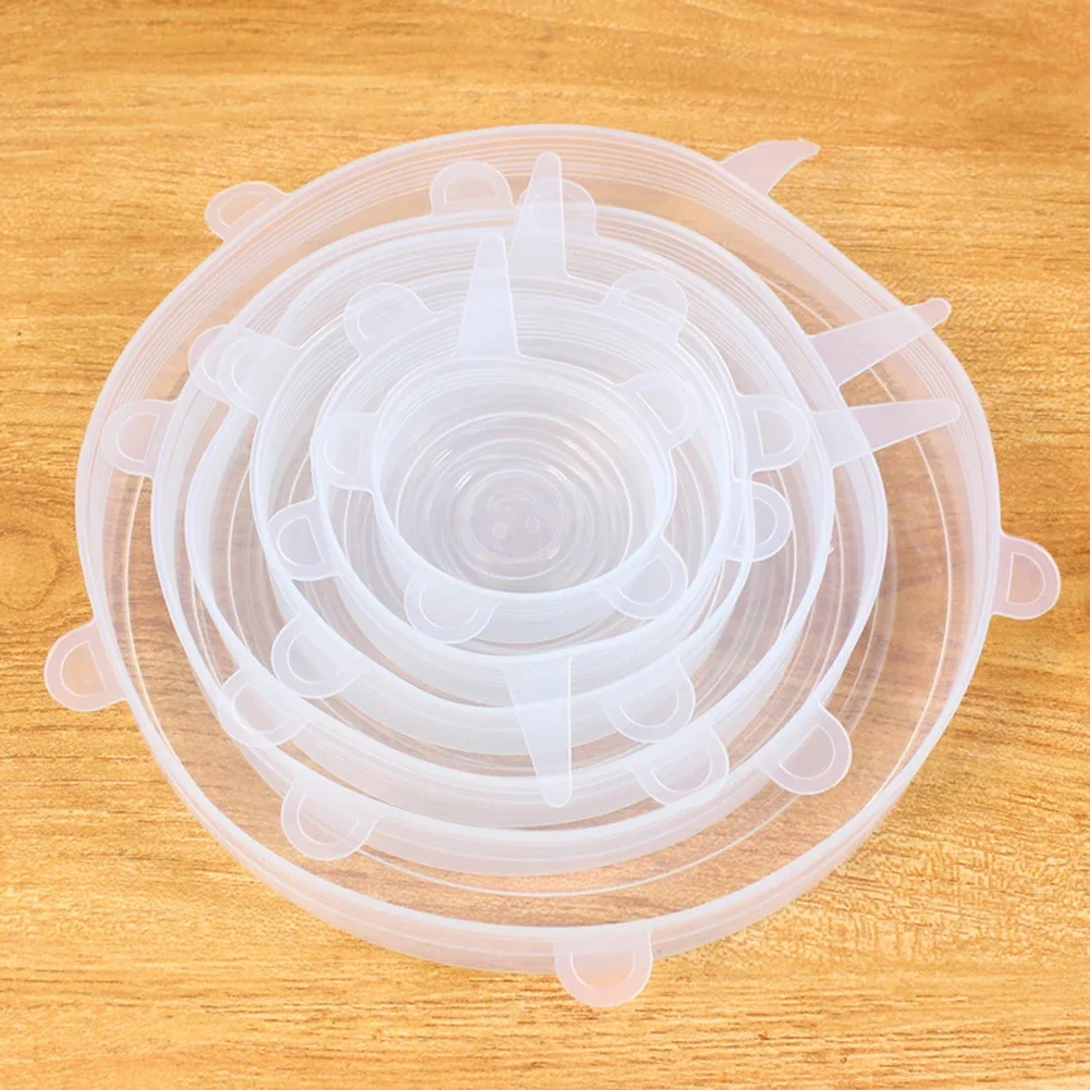 2PCS Silicone Covers Adaptable – обзор и цена Silicone Stretch Lid