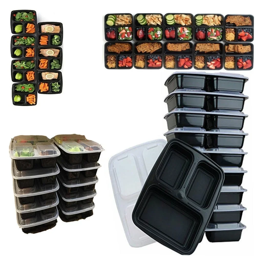 7 Pack 3 Compartment Meal Prep – обзор и цена Food Storage Kits