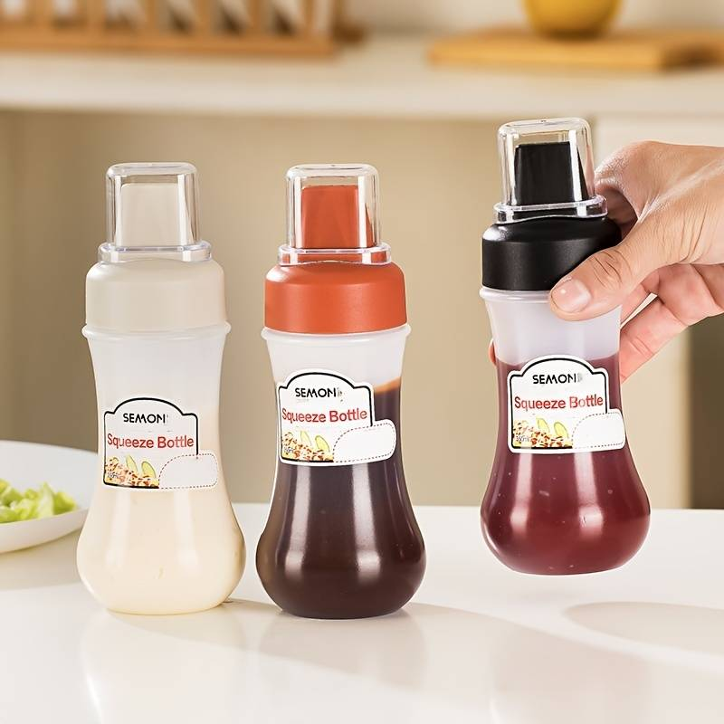 3pcs Squeeze Sauce Bottle Leak – обзор и цена Herb Keeper Container