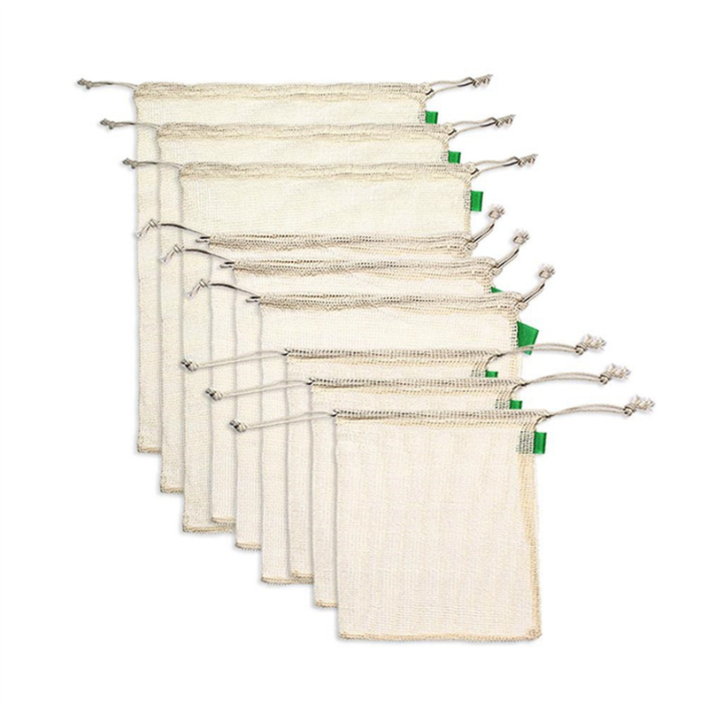 -A23G 9Pcs/Set High Quality Me – обзор и цена Produce Bag Reusable Mesh