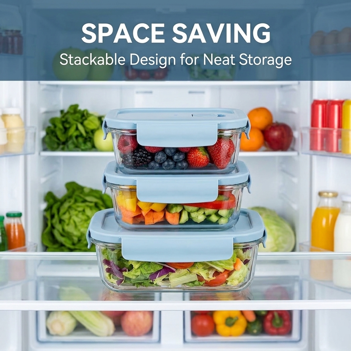 2 Pack Glass Meal Prep Contain – обзор и цена Food Storage Glass Containers