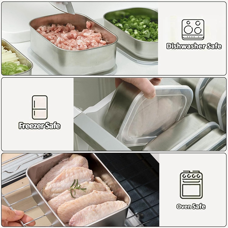 Stainless Steel Containers for – обзор и цена Food Storage And Containers