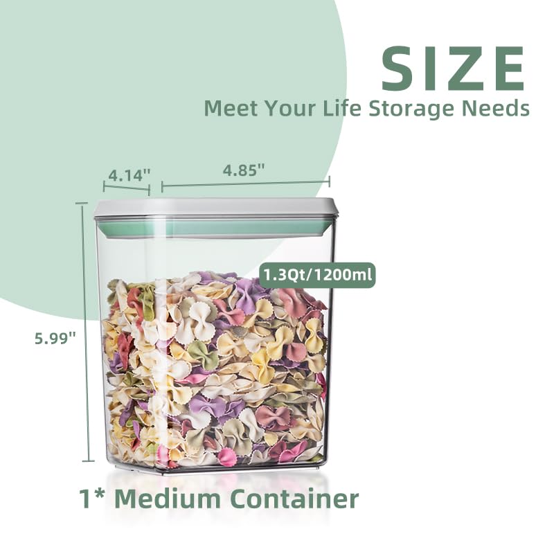 Ankou 3Pcs 1.2L Pop Airtight F – обзор и цена Food Storage Organization