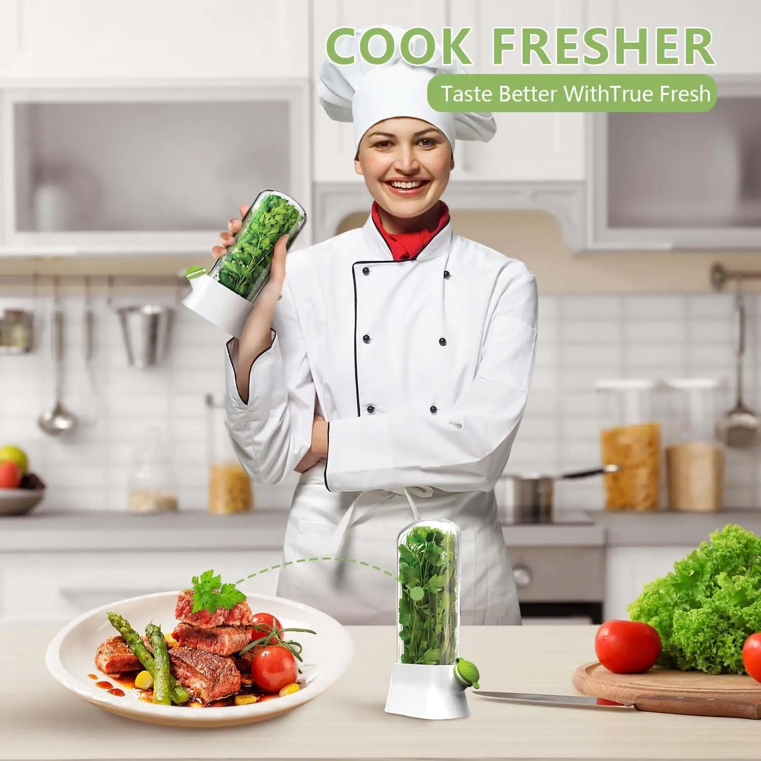 Herb Keeper for Refrigerator K – обзор и цена Herb Keeper Container