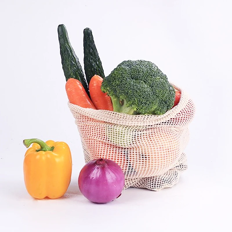 Cotton Mesh Vegetable Bags Pro – обзор и цена Produce Bag Reusable Mesh