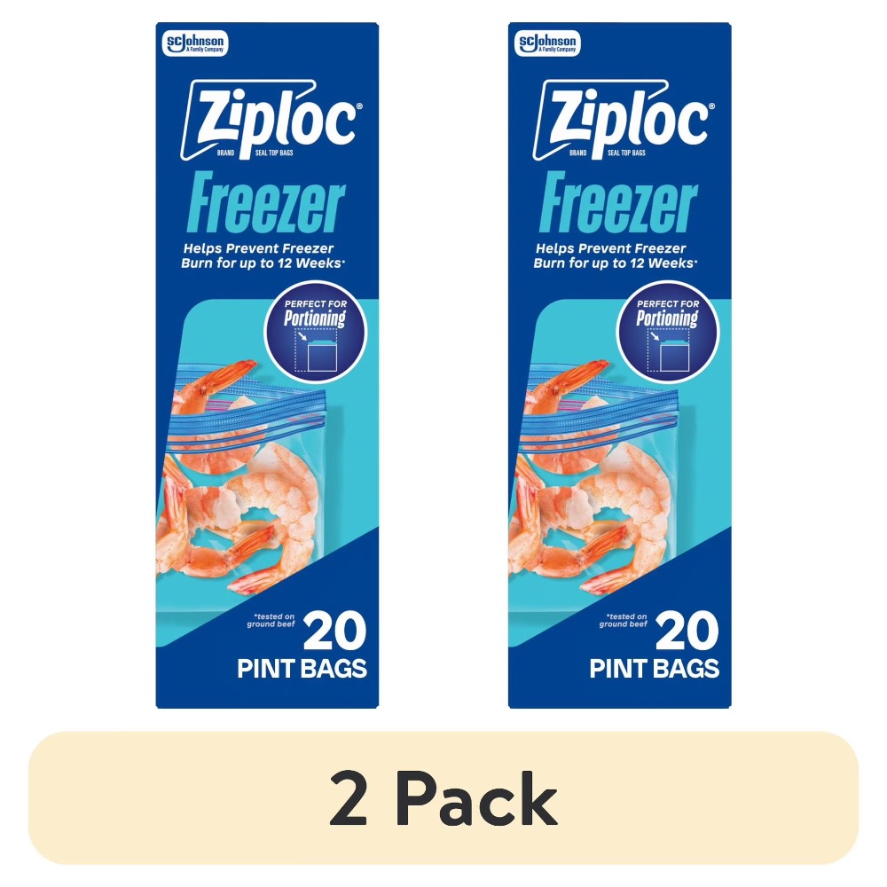 (2 pack) Ziploc Brand Pint Fre – обзор и цена Food Storage Technology