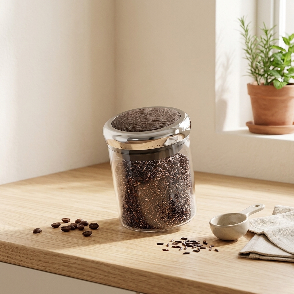 Coffee Bean Storage Jar With V – обзор и цена Food Storage Technology