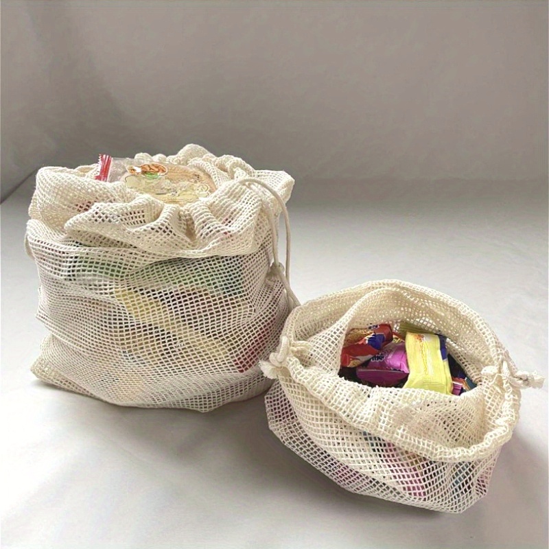 1pc Cotton Mesh Reusable Produ – обзор и цена Produce Bag Reusable Mesh