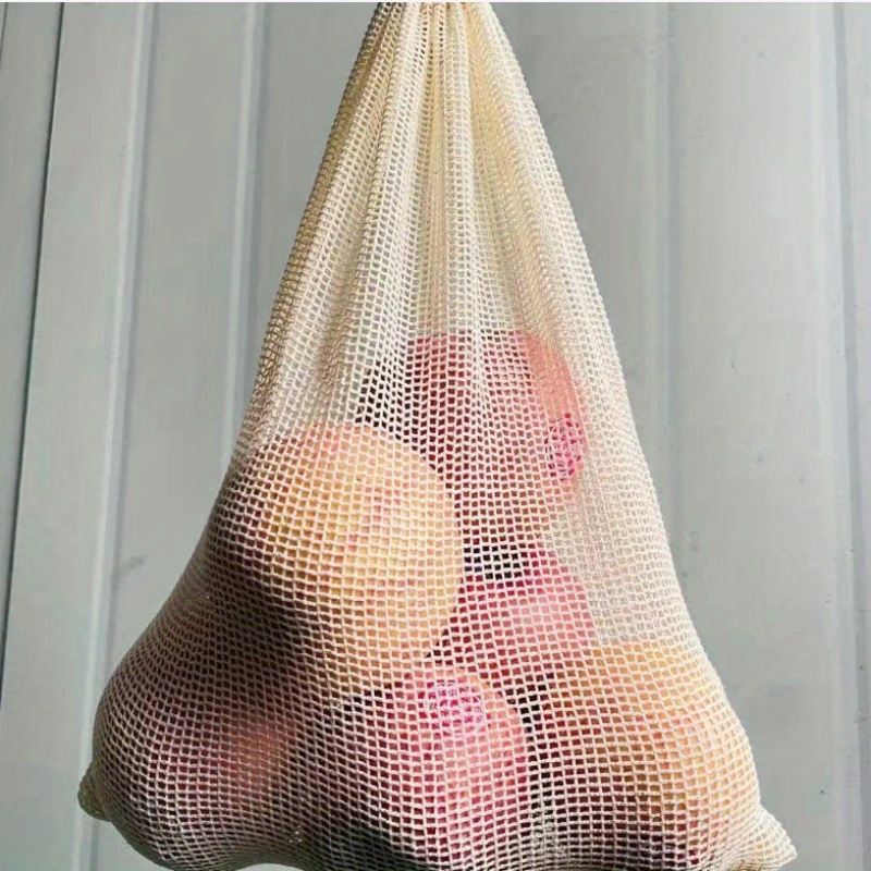 1pc Cotton Mesh Reusable Produ – обзор и цена Produce Bag Reusable Mesh