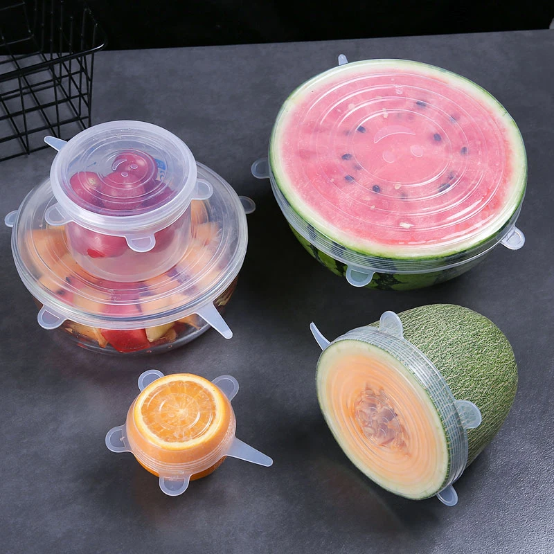 6PCS Adaptable Lid Silicone Co – обзор и цена Silicone Stretch Lid