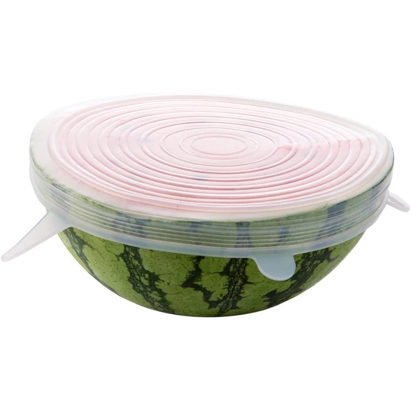 6PCS Adaptable Lid Silicone Co – обзор и цена Silicone Stretch Lid