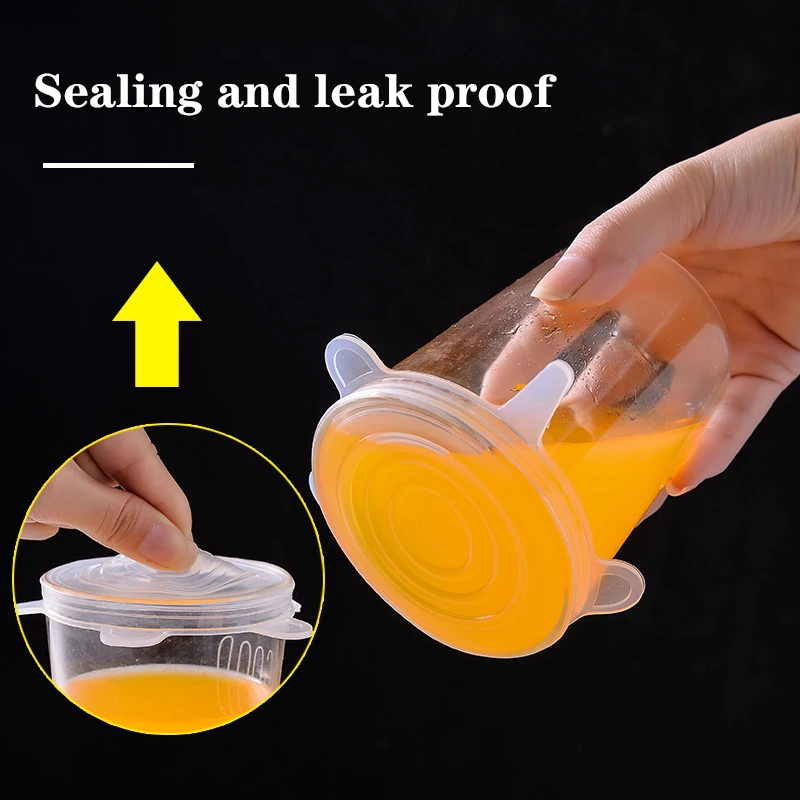 6PCS Adaptable Lid Silicone Co – обзор и цена Silicone Stretch Lid