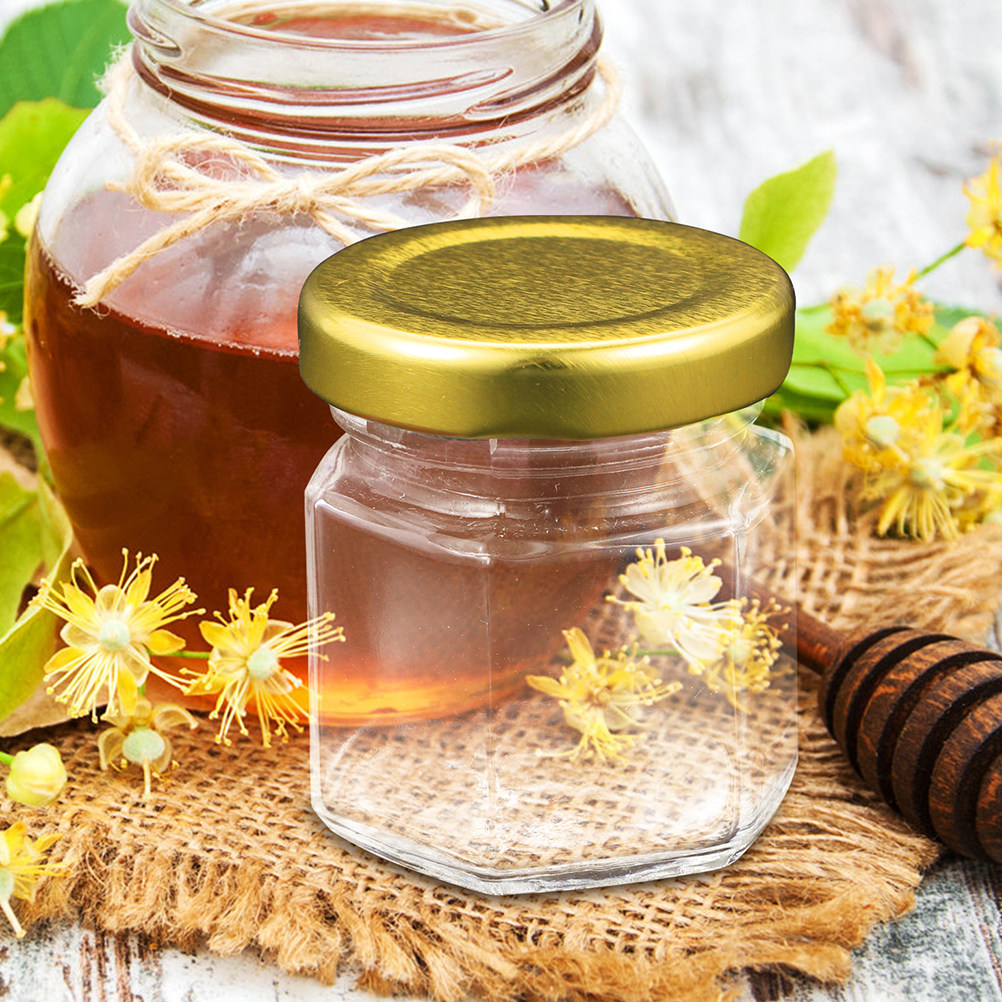 6Pcs Hexagon Shape Glass Jars  – обзор и цена Food Storage Glass Containers