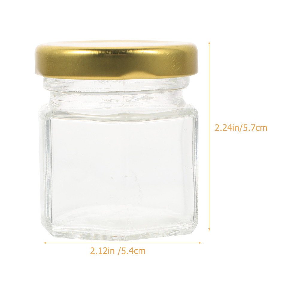 6Pcs Hexagon Shape Glass Jars  – обзор и цена Food Storage Glass Containers