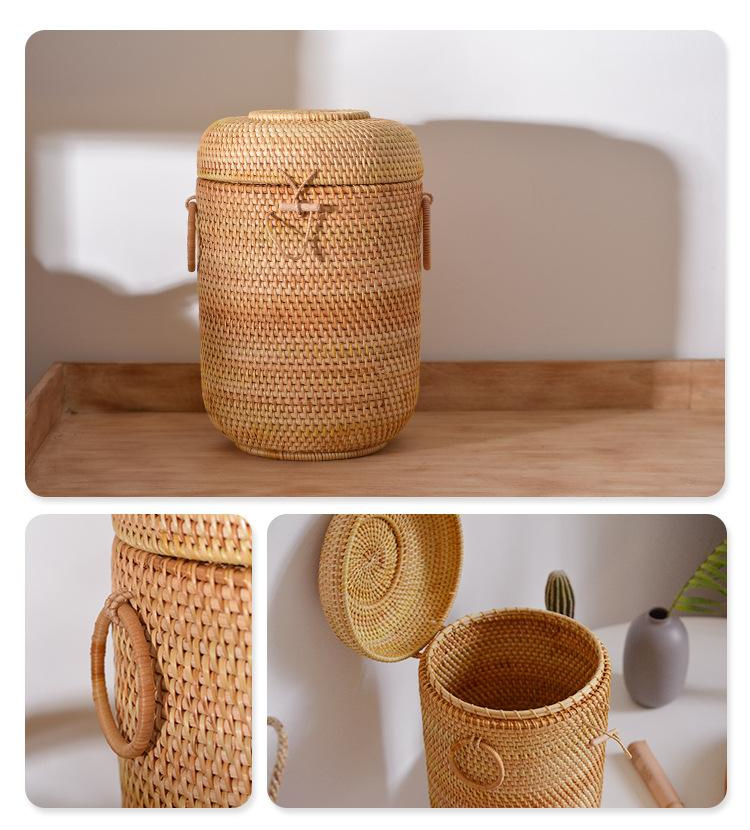 Handwoven Rattan Tea Storage B – обзор и цена Food Storage Organization