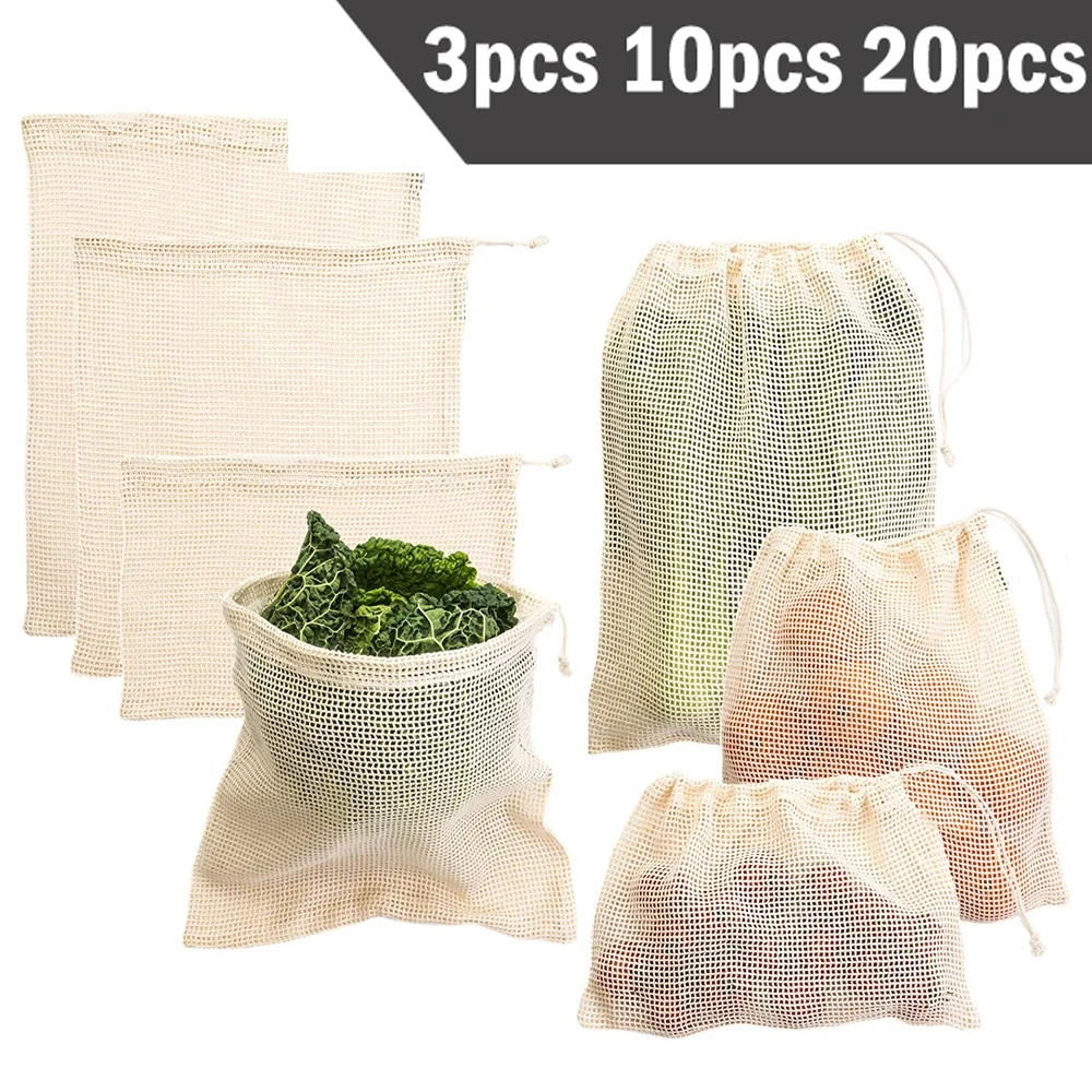 3 6 10pcs Reusable Produce Bag – обзор и цена Produce Bag Reusable Mesh