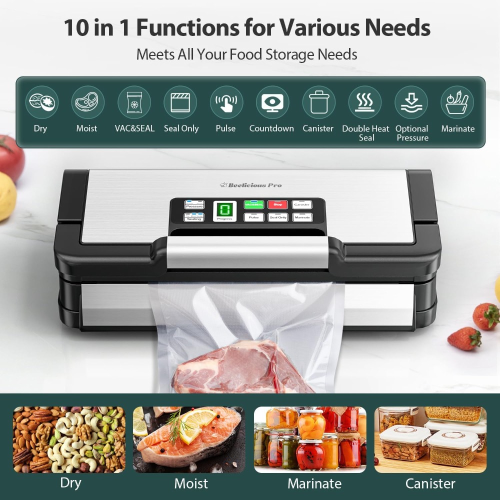 95kPa Vacuum Sealer Machine wi – обзор и цена Food Storage Technology