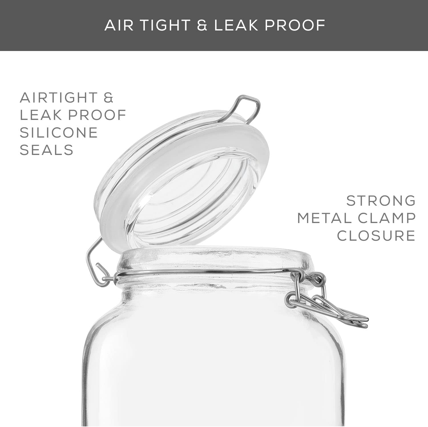Airtight Glass Jars with Lids  – обзор и цена Food Storage Glass Containers