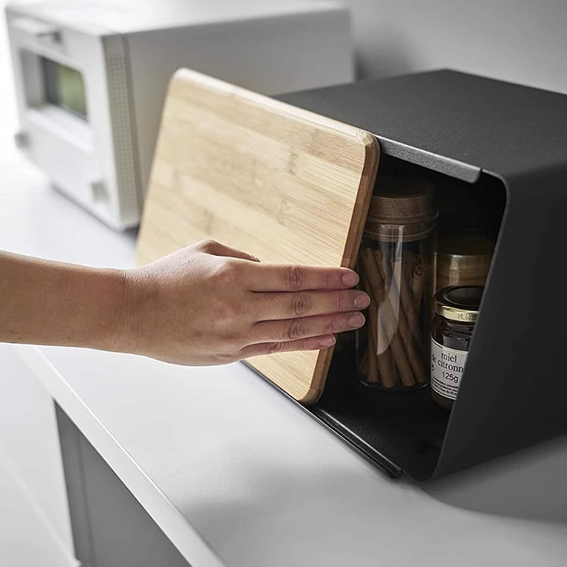 Bamboo Bread Box for Kitchen S – обзор и цена Food Storage Organization
