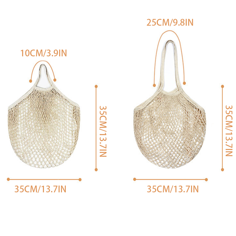 Foldable Cotton Mesh Shopping  – обзор и цена Produce Bag Reusable Mesh