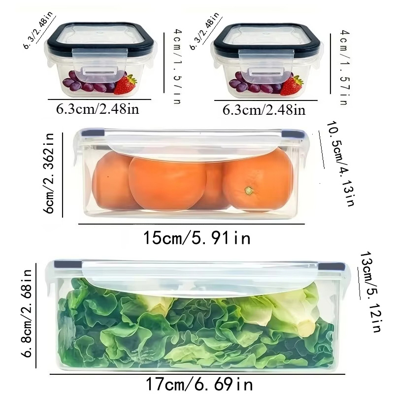 8Pcs Set Includes 4 Containers – обзор и цена Food Storage Kits