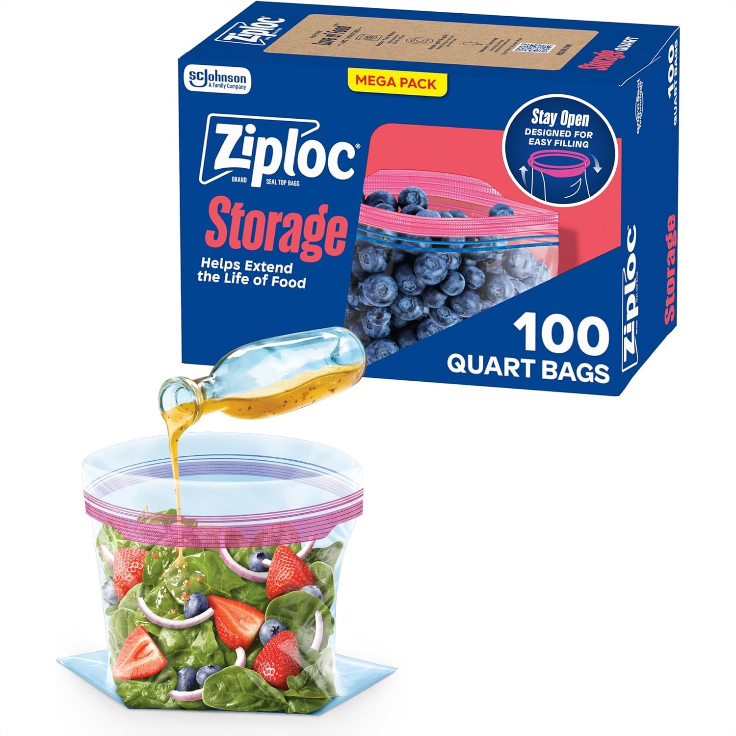 Quart Food Storage Bags with G – обзор и цена Food Storage Technology