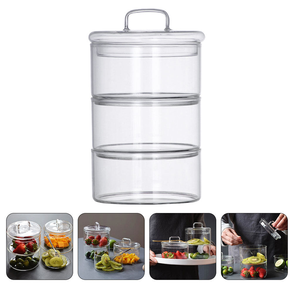 1Set Clear Glass Storage Bowl  – обзор и цена Food Storage Glass Containers