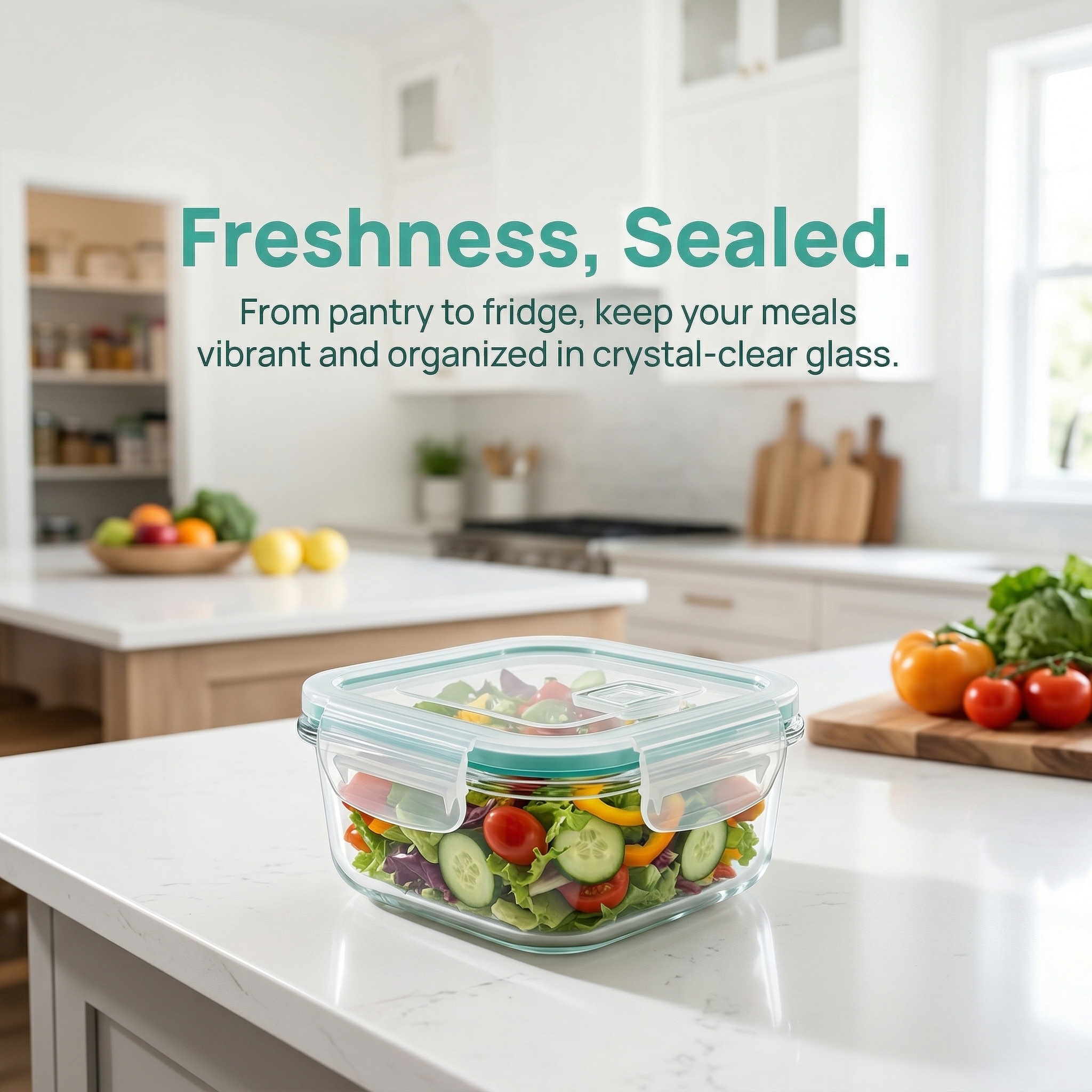 A set of 8 food storage contai – обзор и цена Food Storage Glass Containers