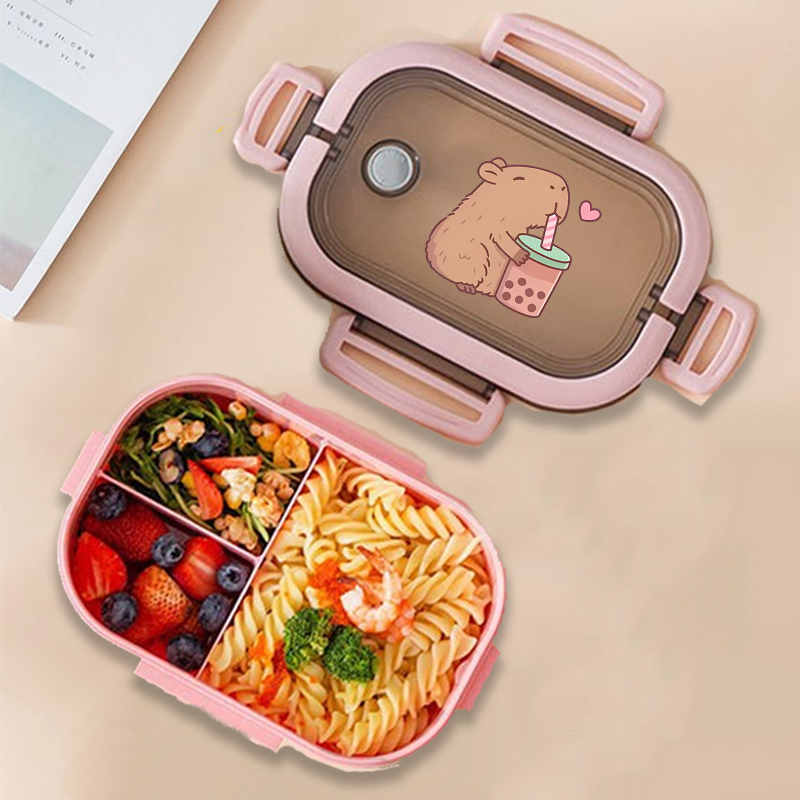 Capybara Bento Lunch Box Anime – обзор и цена Food Storage And Containers