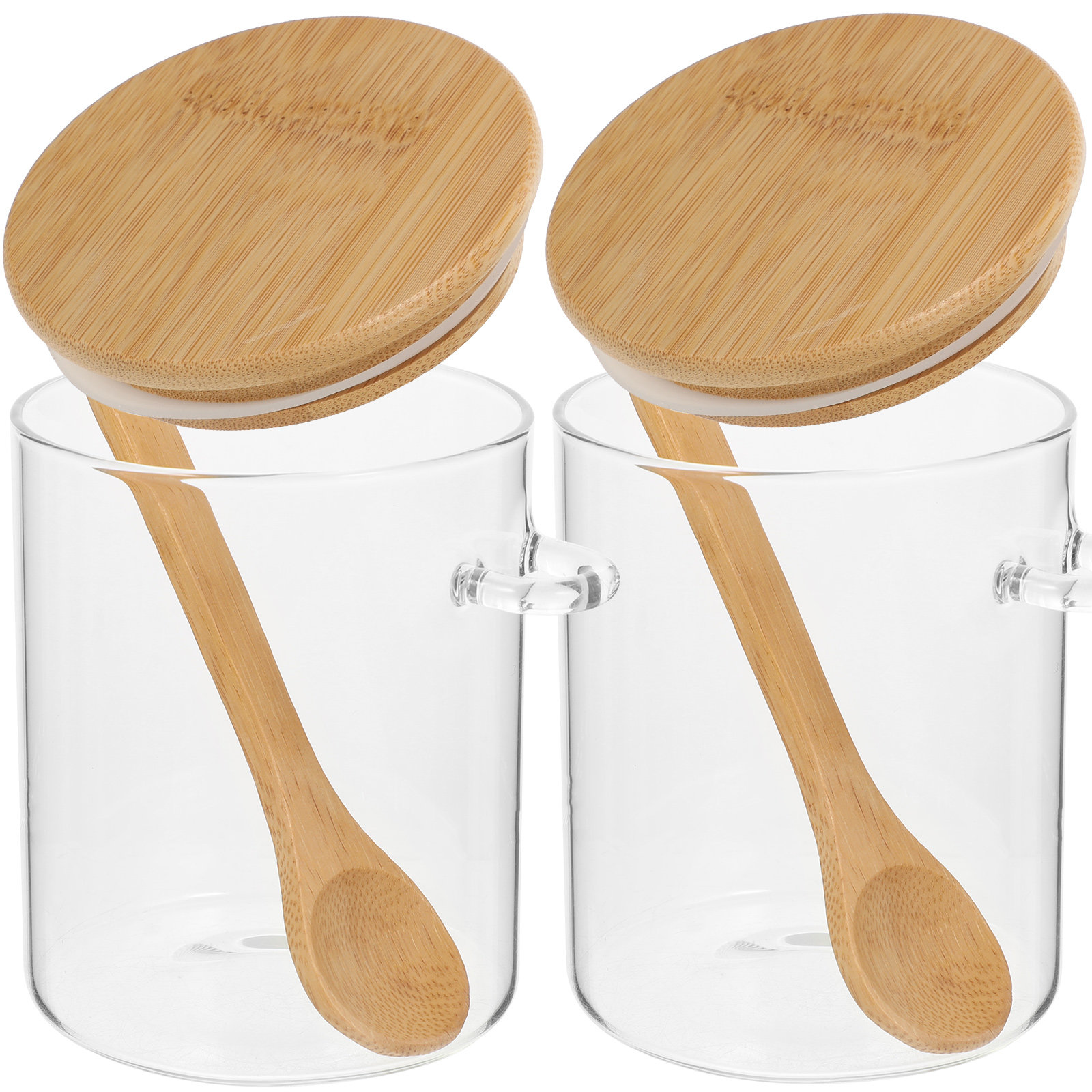 2 Pcs Flour Sugar Storage Cont – обзор и цена Food Storage Glass Containers