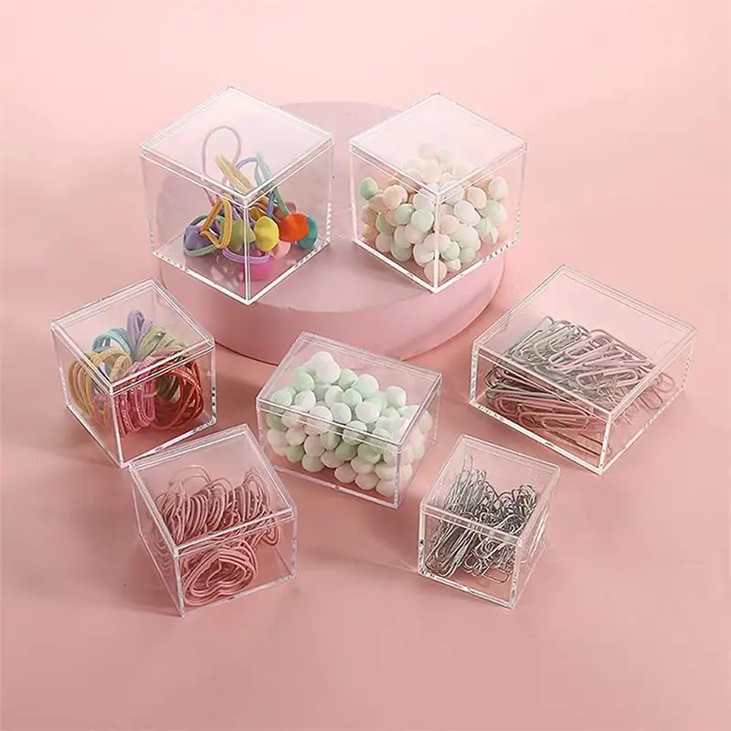 12 PCS Transparent Acrylic Box – обзор и цена Food Storage Organization