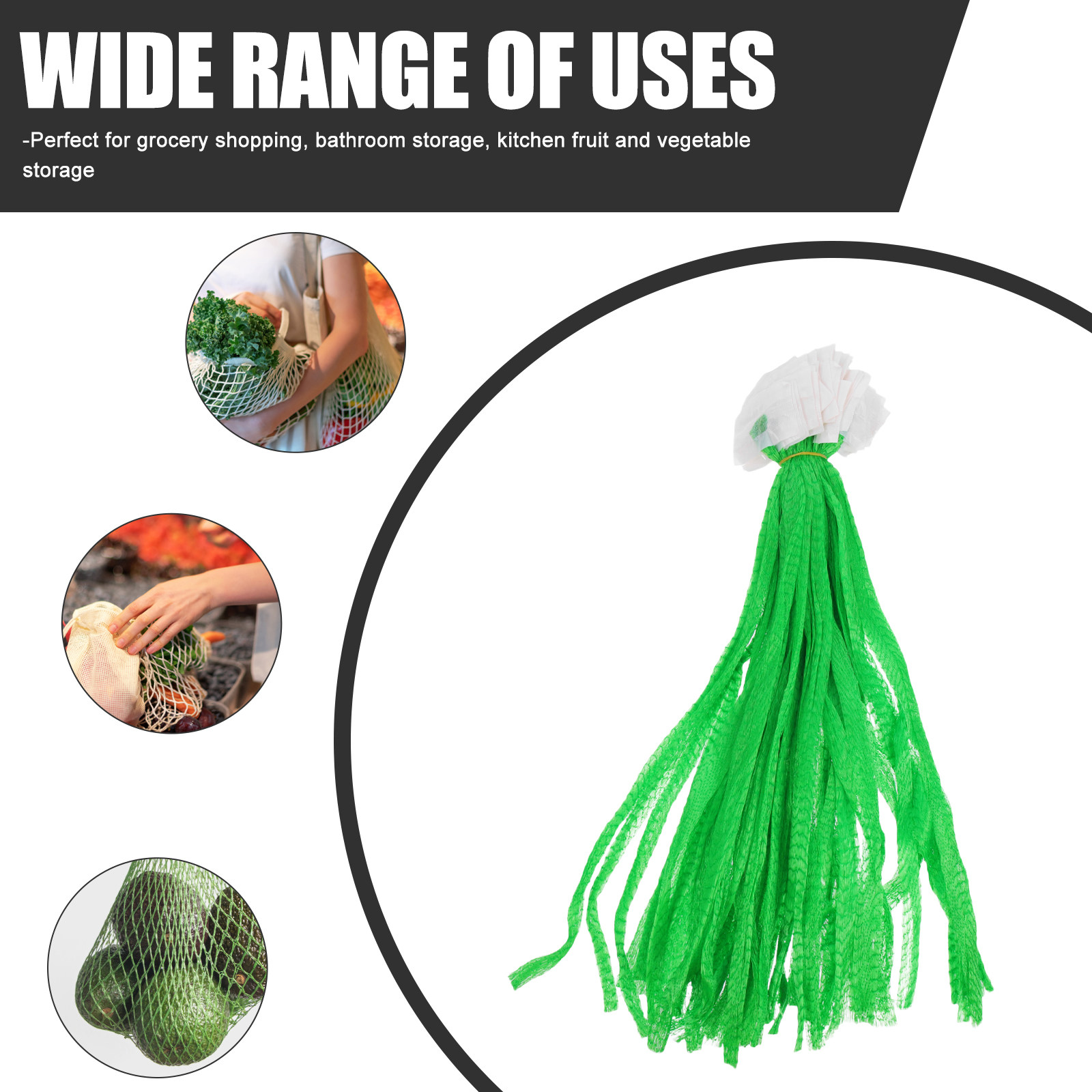 100Pcs Heavy Duty Mesh Produce – обзор и цена Produce Bag Reusable Mesh