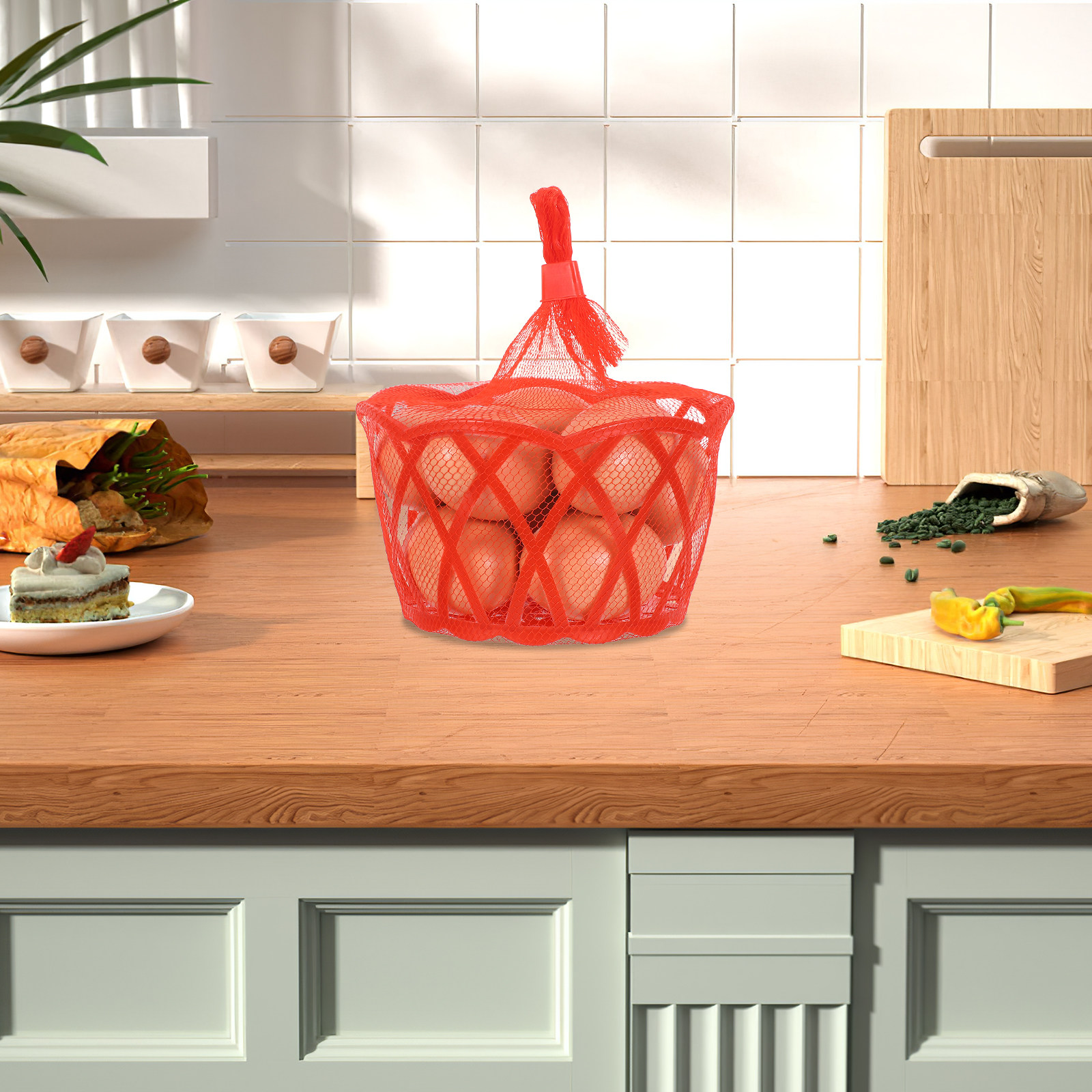 20set Egg Mesh Storage Bag Reu – обзор и цена Produce Bag Reusable Mesh