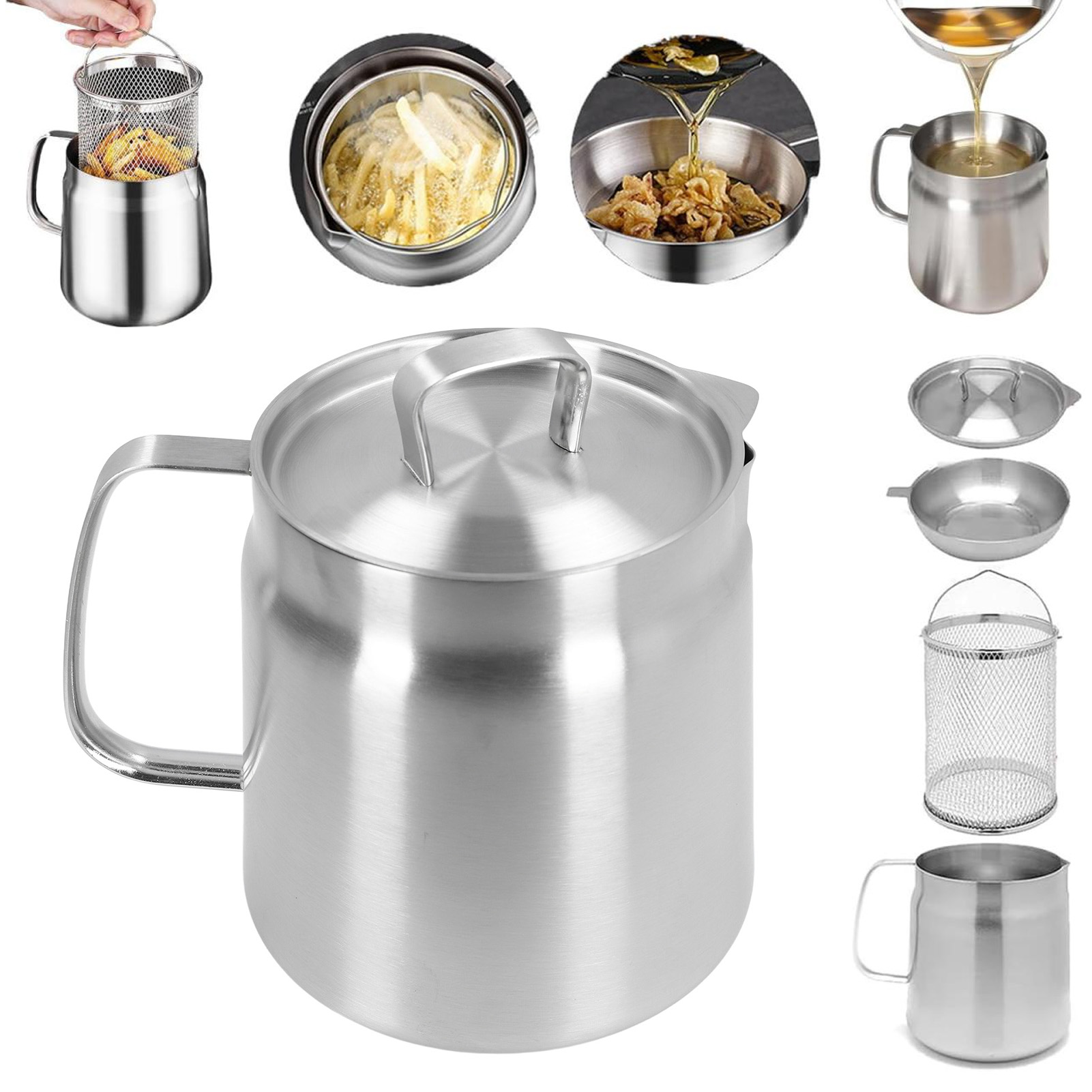 Oil Strainer Pot Multifunction – обзор и цена Herb Keeper Container