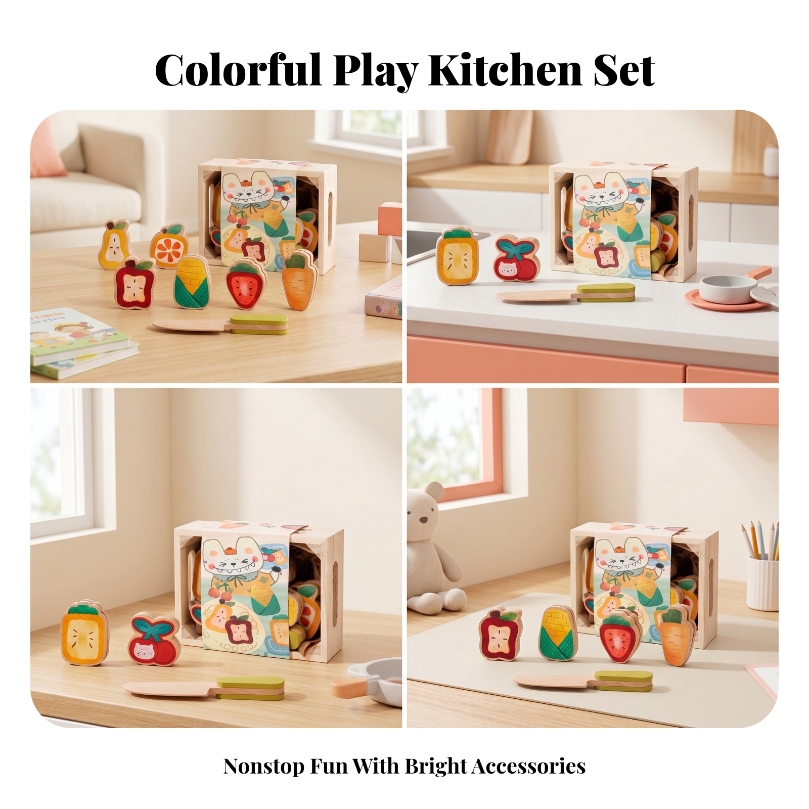 Wooden Pretend Food Set Bright – обзор и цена Food Storage Recommendations