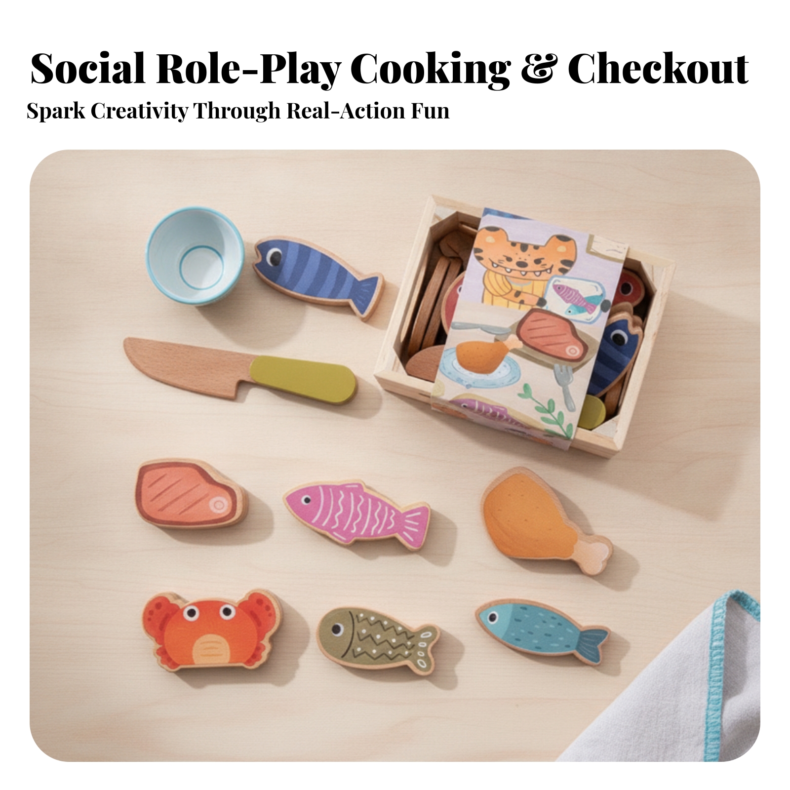 Wooden Pretend Food Set Bright – обзор и цена Food Storage Recommendations