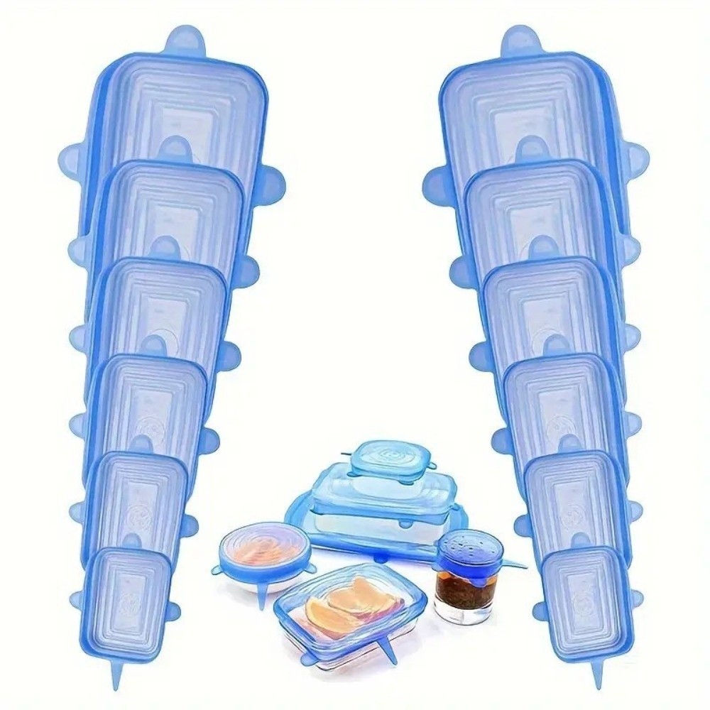 6PCS Useful Reusable Fresh-kee – обзор и цена Silicone Stretch Lid