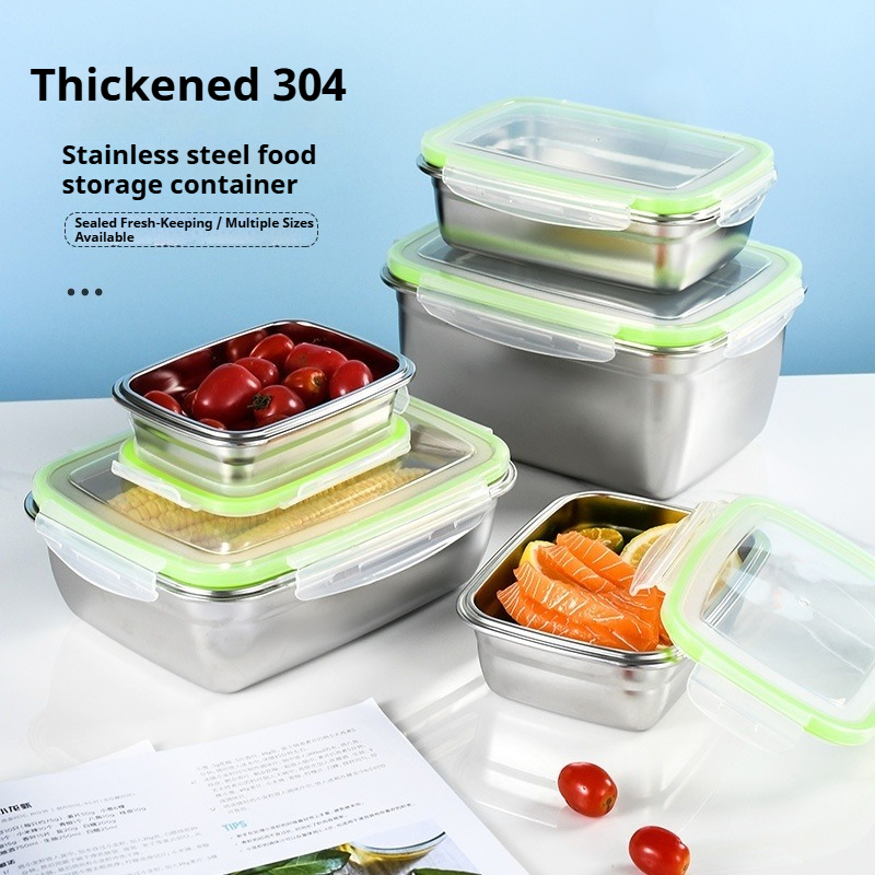 304 Stainless Steel Lunch Box  – обзор и цена Food Storage Kits