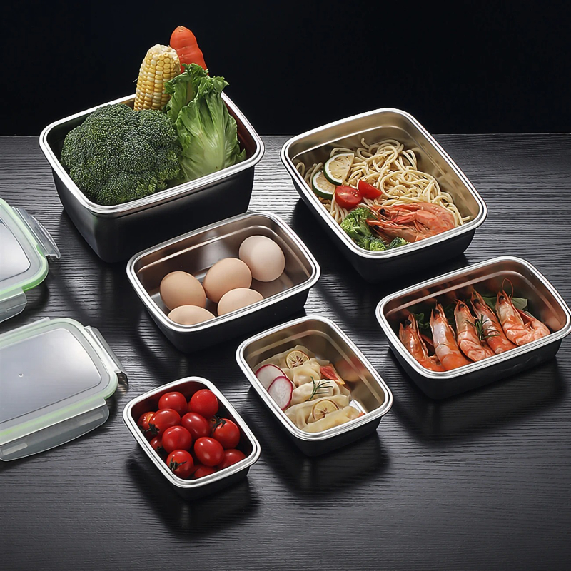 304 Stainless Steel Lunch Box  – обзор и цена Food Storage Kits