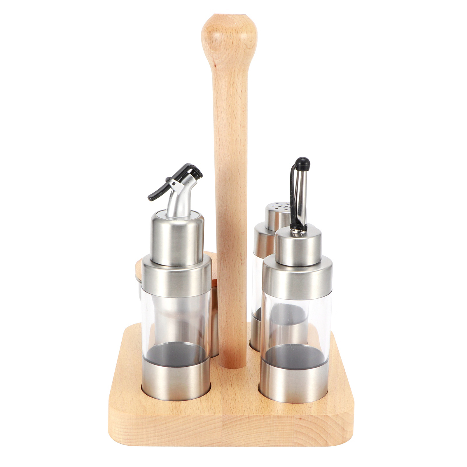 Wood Condiment Set Multi‑Funct – обзор и цена Herb Keeper Container