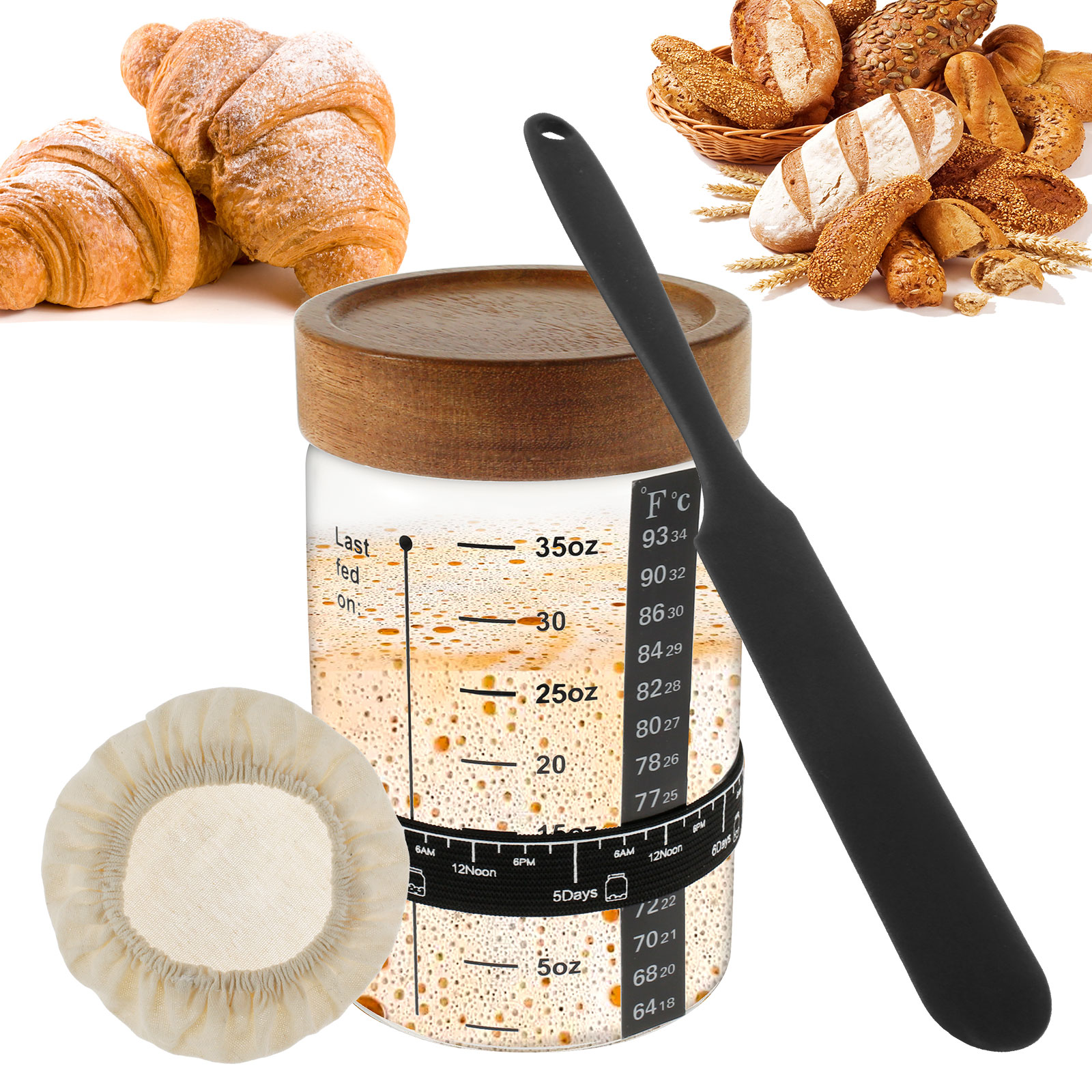 Sourdough Starter Jar Kit 1000 – обзор и цена Food Storage Kits